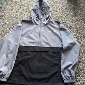 Champions windbreaker quarter zip